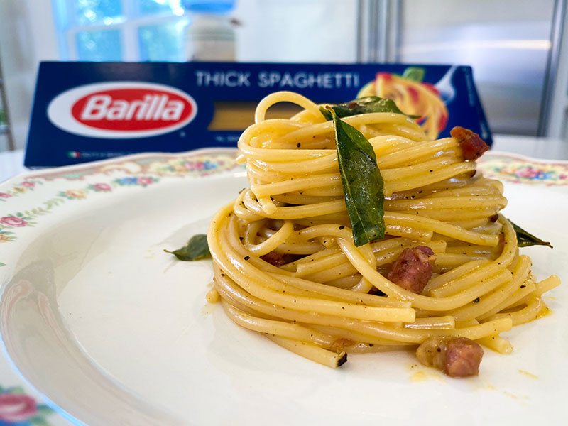 Curry Leaf Carbonara - Aarti Sequeira